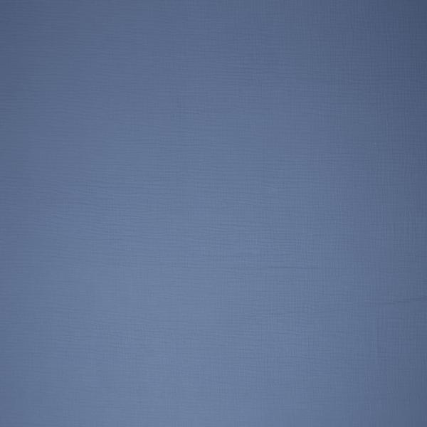 Musselin - Double Gauze -  Jenke Uni Rauchblau by Swafing